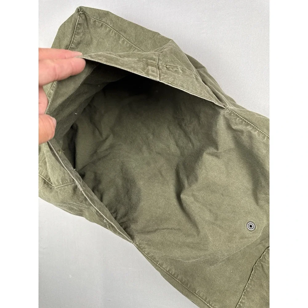 Vintage US Military Mae West Life Preserver Carry Bag 1950s 1960s Olive Drab USA